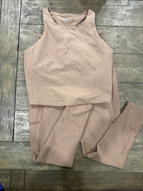 Beyond Yoga Pants - Beyond yoga Seamless High-Rise Leggings & Cropped Tank Set - Dusty Rose